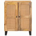 vidaXL Servírovacia skriňa Hnedá 60 x 33 x 75 cm Masívne mango drevo