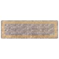 vidaXL Behúň MARSA Sivá 80 x 250 cm Polyester a PVC