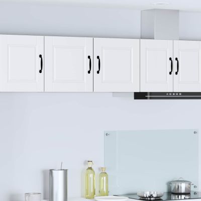 vidaXL Nástenná skrinka PORTO 2 pcs Biela 40 x 31 x 40 cm