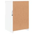 vidaXL Komoda s LED svetlami biela 41x37x67 cm