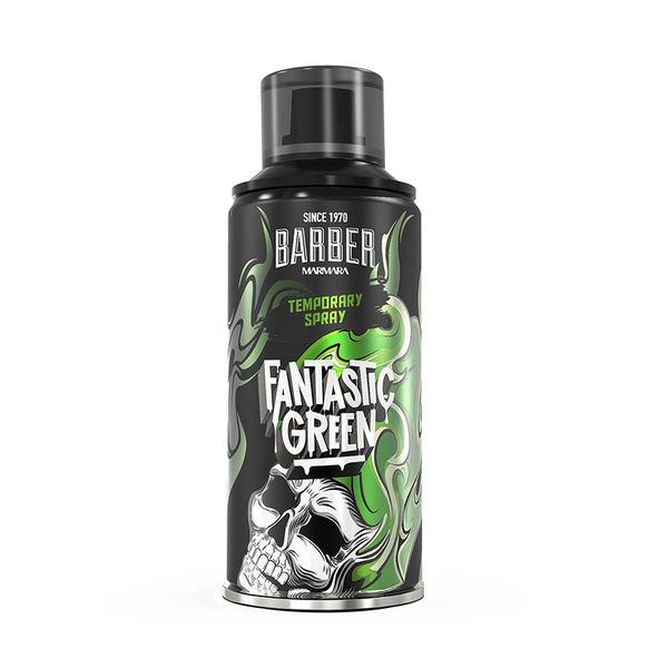 Zelený sprej na vlasy MARMARA BARBER Temporary spray Fantastic green 150 ml