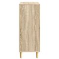 vidaXL Servírovacia skriňa Dub sonoma 33 x 34,5 x 90 cm