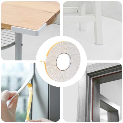 vidaXL Samolepiaca penová páska Biela 10mm x 10m CR Pena