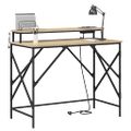 vidaXL Stôl Sonoma dub 100 x 50 x 86,5 cm Kompozitné drevo