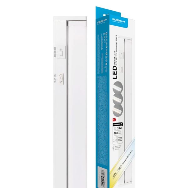 Modee Cabinet LED svietidlo do kuchyne 4,5W 360mm 360lm 3CCT spínač+stmievač (ML-CL3CCT4,5W36)