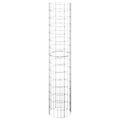 vidaXL Kruhový gabiónový stĺp, pozinkovaná oceľ Ø30x150 cm