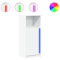 vidaXL Komoda s LED biela 42,5x34x100 cm kompozitné drevo