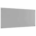 vidaXL Kuchynský obklad 2 ks Svetlosivá 110 x 50 cm tvrdené sklo