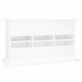 vidaXL Stojan na akvárium biely 101x41x58 cm kompozitné drevo