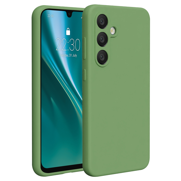 Etteri Silikónové puzdro pre Samsung Galaxy S24 FE svetlozelená