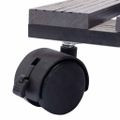 vidaXL Podstavce pod kvetináč 4 ks sivé 30x30x7,5 cm WPC