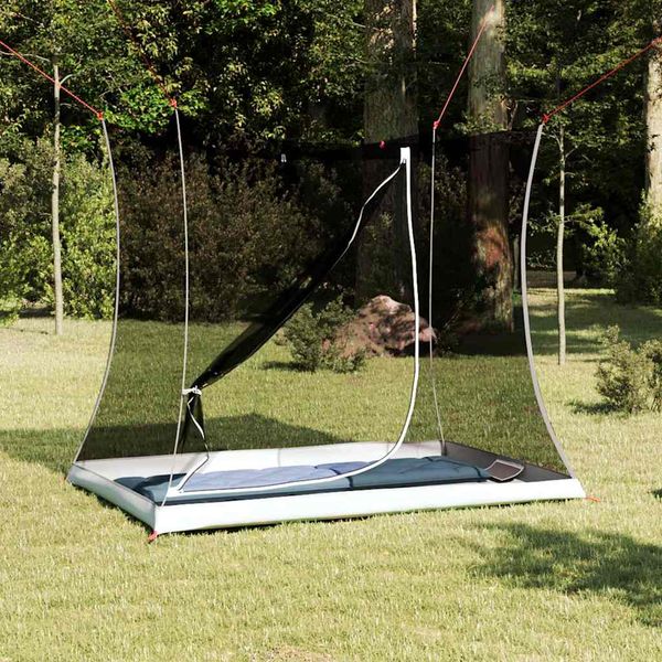 vidaXL Vnútorný stan Čierna 208 x 140 x 175 cm Sieťovina