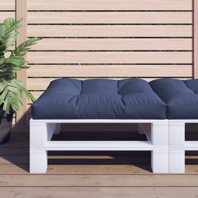 vidaXL Podložka na paletový nábytok kráľovská modrá 80x80x12cm látka