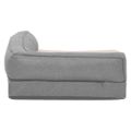 vidaXL Ergonomický matrac pre psa 75x53 cm ľanový vzhľad flís šedý
