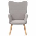 vidaXL kreslo Svetlosivá 62 x 67 x 95,5 cm Sherpa látka