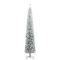 vidaXL Umelý vianočný stromček Zelená 300 cm PVC, oceľ a plast