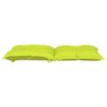 vidaXL Podložky na záhradné stoličky, nízke operadlo 4 ks 100x50x7 cm