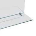 vidaXL Nástenné zrkadlo s poličkou 20x40 cm, tvrdené sklo