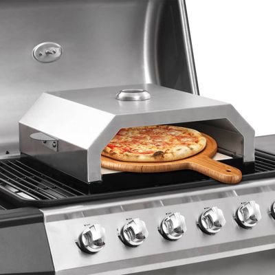 vidaXL Pec na pizzu s keramickým kameňom na plynové grily alebo grily na uhlie