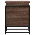 vidaXL Úložný box s vekom hnedý dub 40x40x51,5 cm kompozitné drevo