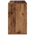 vidaXL Skriňa na topánky 103 x 30 x 51 cm Kompozitné drevo Staré drevo
