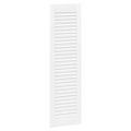vidaXL dvierka skrinky Louvred Design biela 99x29,5 cm