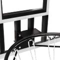 vidaXL Basketbalová doska priehľadná 90x60x2,5 cm polykarbonát