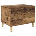vidaXL Nočný stolík Staré drevo 60 x 44,5 x 45 cm Kompozitné drevo