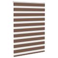 vidaXL Zebra roleta hnedá 95x150 cm šírka látky 90,9 cm polyester