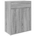 vidaXL Komoda sivý dub sonoma 60x30x75 cm spracované drevo