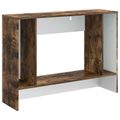vidaXL Konzolový stôl Údený Dub 101 x 29 x 74 cm Konštruované drevo