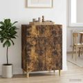 vidaXL Servírovacia skriňa Dymový dub 66 x 34,5 x 90 cm