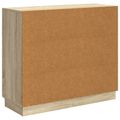 vidaXL Servírovacia skriňa Dub sonoma 89 x 34,5 x 77 cm