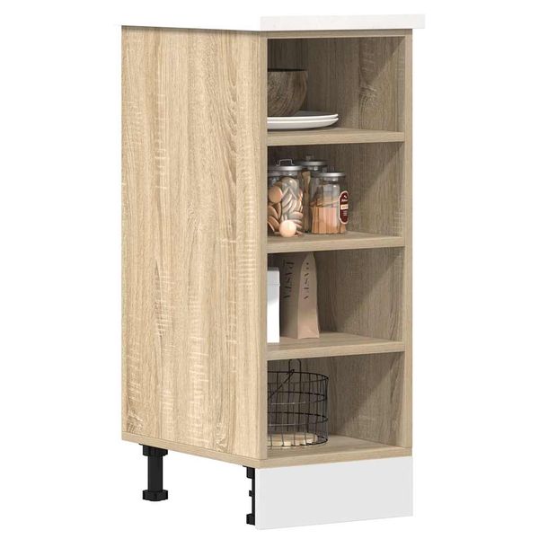 vidaXL Spodná skrinka "Riga" dub sonoma 30x44,5x81,5 cm