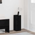 vidaXL Stojan na slnečník s úložiskom Čierny dub 20 x 20 x 55,5 cm