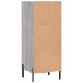 vidaXL Komoda sivý dub sonoma 34,5x32,5x90 cm kompozitné drevo