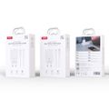 XO wall charger CE32 PD 20W 1x USB-C white + USB-C - Lightning cable