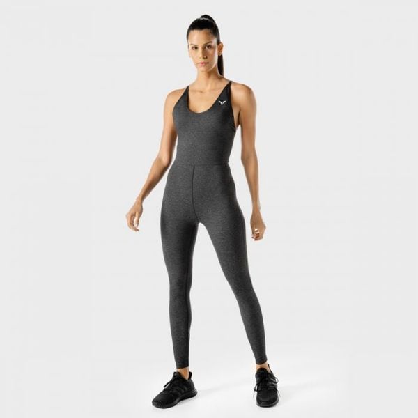 Dámsky overal Strappy Catsuit Black Marl - SQUATWOLF, veľkosť L, čierna