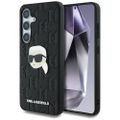 Puzdro Karl Lagerfeld HC PU Monogram K. Head Pin pre Samsung Galaxy S25 Plus čierne