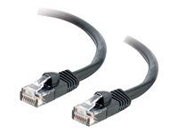 Patch kábel - RJ-45 (M) do RJ-45 (M) - 1.5 m - UTP - CAT 5e - lisovaný, prevedenie bez hrbolčekov, lícna - čierna
