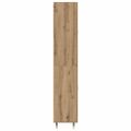 vidaXL Highboard Remeselný dub 69,5 x 34 x 180 cm Kompozitné drevo