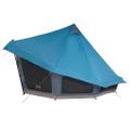 vidaXL Tipi stan so strechou s úložiskom Modrá 508 x 470 x 300 cm taft