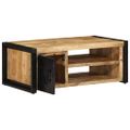 vidaXL konferenčný stolík 90x50x36 cm masívne hrubé drevo mango