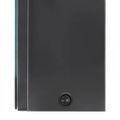 vidaXL LED kúpeľňová zrkadlová skrinka sivá 50x13x70 cm