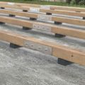vidaXL Pad z gumových granúl na dvor Čierny 6 x 9 x 0,6 cm Guma