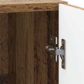 vidaXL Nočný stolík Staré drevo 43 x 34,5 x 47 cm Kompozitné drevo