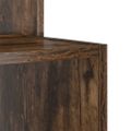 vidaXL Stôl Dymová dub 106 x 41 x 88.5 cm Kompozitné drevo