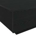 vidaXL Čierny dub 80 x 80 x 31 cm Kompozitné drevo