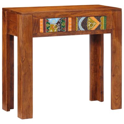 VidaXL Konzolový stolík 80x35x75 cm Masívne drevo Akácia