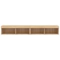vidaXL TV skrinky s LED svetlami 2 ks dub sonoma 100x30x30 cm